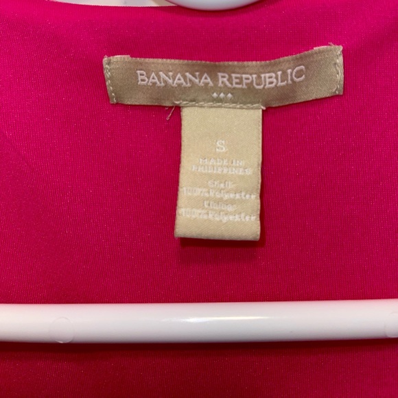 Banana Republic Hot Pink Sleeveless Blouse Size: S - Picture 3 of 6